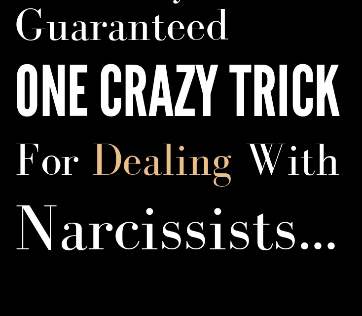 Dealing with a narcissist - Love Quote Picture.com