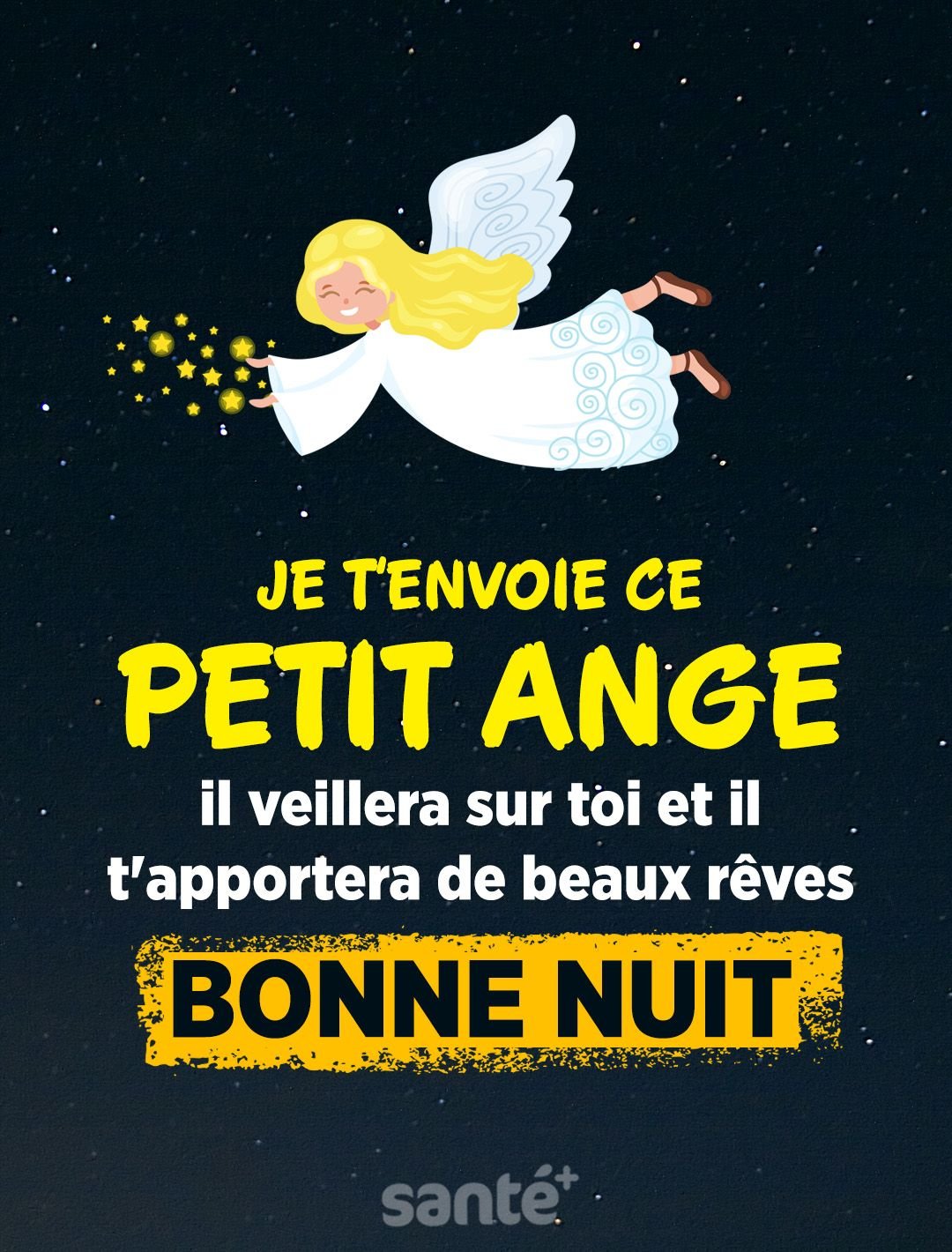 Je T Envoie Ce Petit Ange Il Veillera Sur Toi Et Il T Apportera De Beaux Rev Love Quote Picture Com