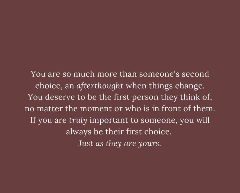Second Choice Quote By Tiffany Moule Love Quote Picture Com Second Choice Quote By Tiffany Moule Love Quote Picture Com